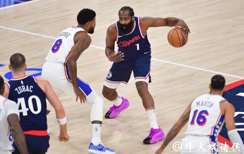 小萨三双国王胜猛龙 哈登18+4+6快船大胜76人